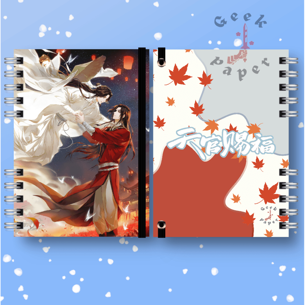 Caderno A5 Heaven Official's Blessing Tian Guan Ci Fu Yaoi BL