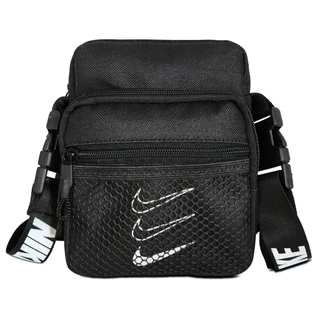 Shoulder Bag Mini Bolsa de Ombro Pochete Transversal Alça Regulável Necessaire Preta