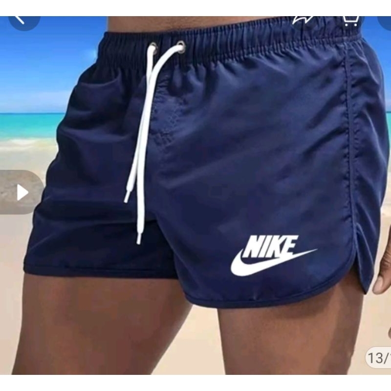 bermuda nk short praia piscina estilosa esporte treino