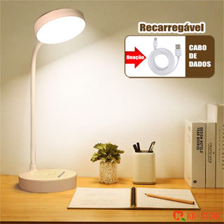 Luminária De Mesa Iluminaria Led Lâmpadas De LED Luminaria USB Recarregável Leitura Escrivaninha Abajur Quarto Infantil XZTD05