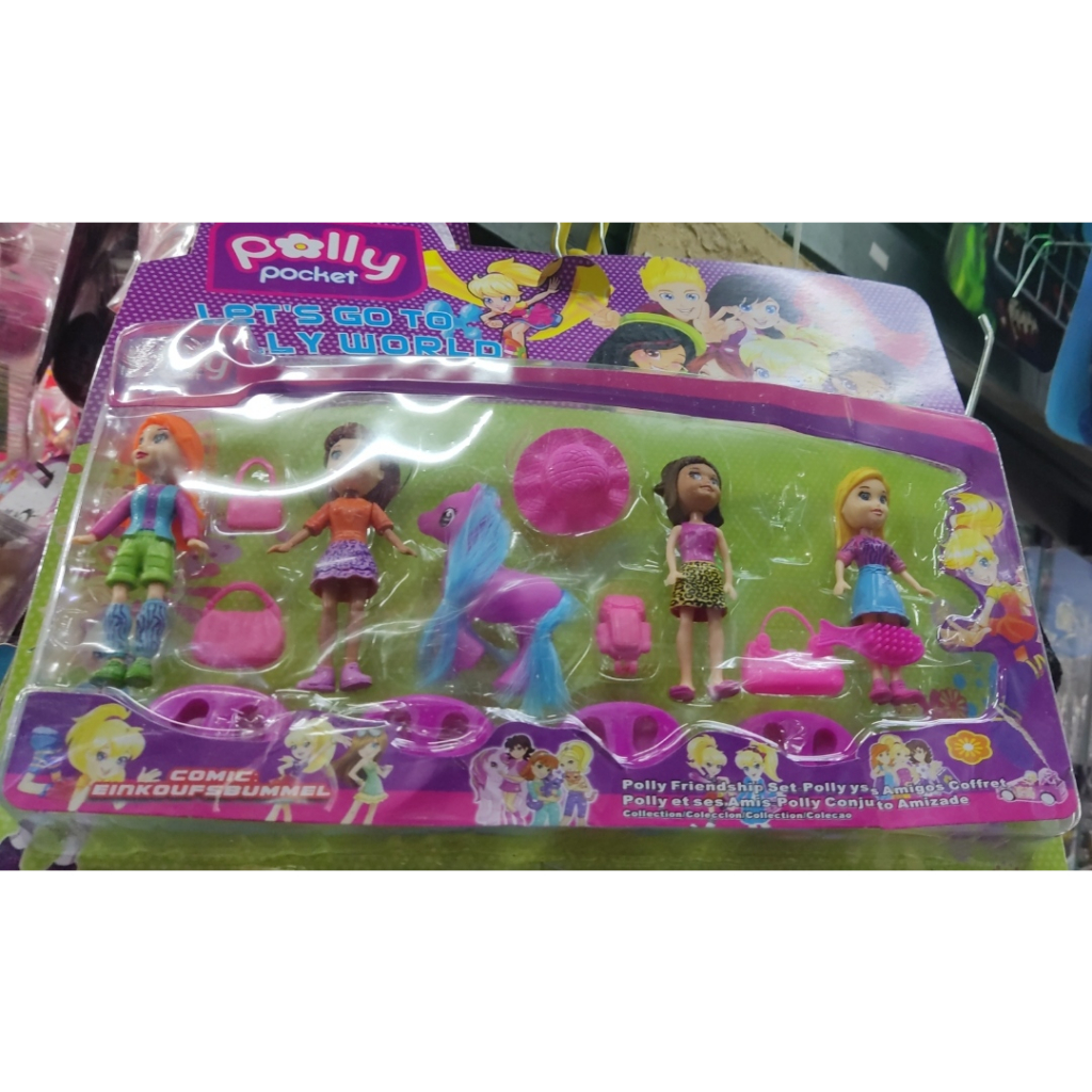 Polly Pocket GGJ48 Estilos Mattel Mini Boneca Pequena Troca Roupa