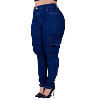 Calça jeans preta skinny com lycra hot pants levanta bumbum - R$ 89.99, cor  Preto (cintura alta) #48006, compre agora