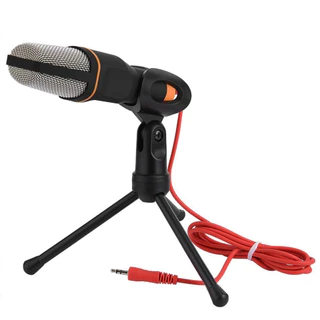 Microfone condensador de computador com suporte de tripé para PC, laptop, telefones Android iOS, tablets, Xbox e gravação do YouTube