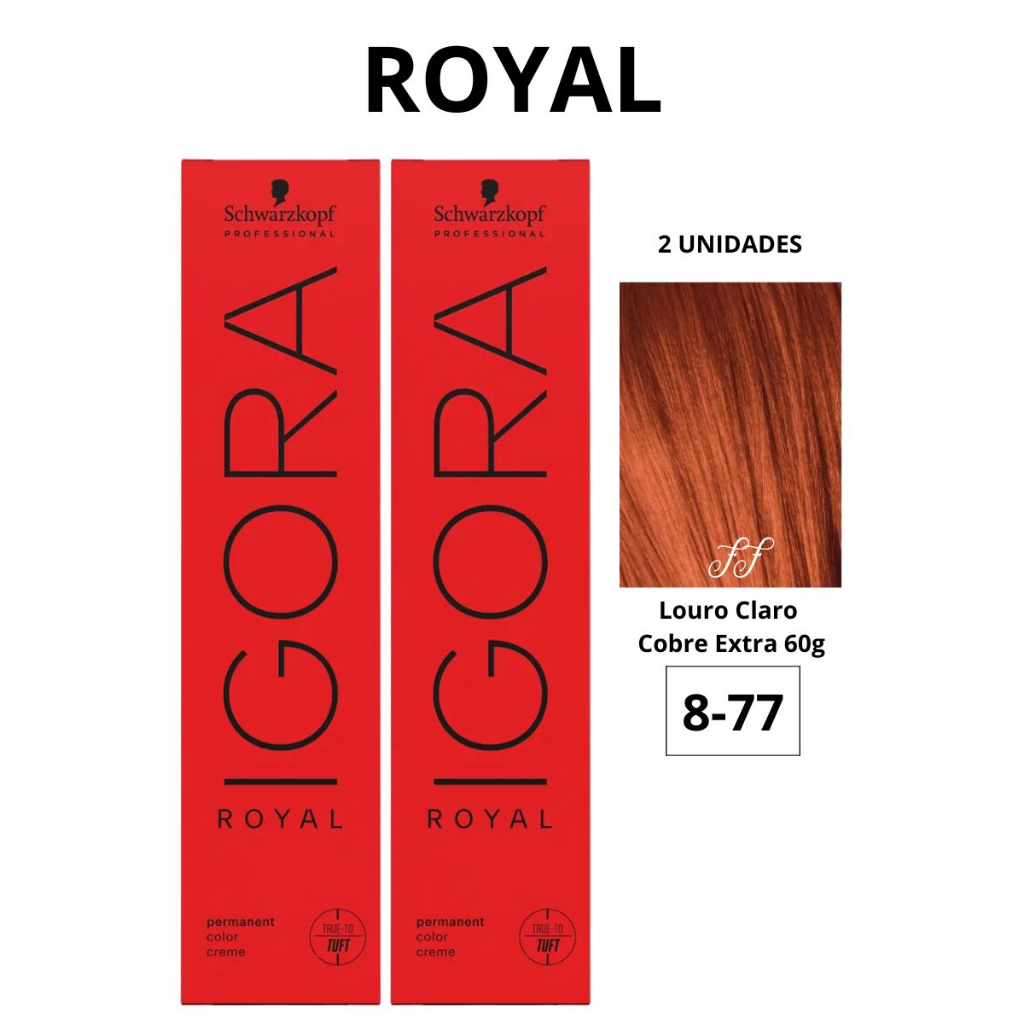 Kit Igora Royal 8-77 60g + Ox 30 + Carpa Kamaleão Color em Promoção na  Americanas