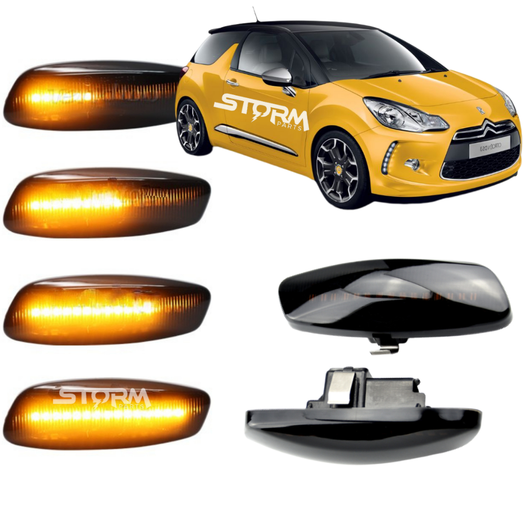 Pisca Seta Sequencial Dinâmico Retrovisor Citroen Ds3 Thp Turbo lampada led Sinal Lateral Repetidor Dianteiro Sport Chic Hatch
