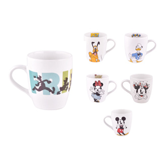 Caneca Disney Amigos do Mickey Friends Porcelana Licenciada