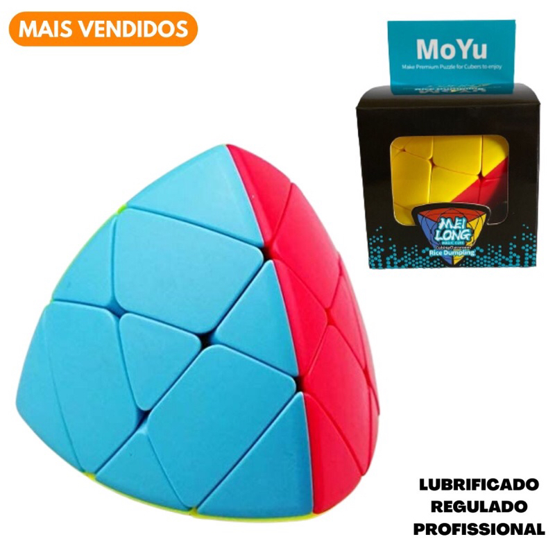 Logica Juegos – Cubo Mágico Mastermorphix 3x3 – Cubo Tetraédrico Sin Pegatinas, Colores Brillantes, Speedcube Para Principiantes Y Coleccionistas