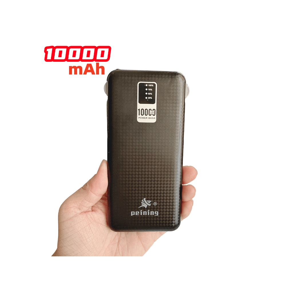 CARREGADOR PORTÁTIL UNIVERSAL POWER BANK PEINING 10.000MAH WUP-931