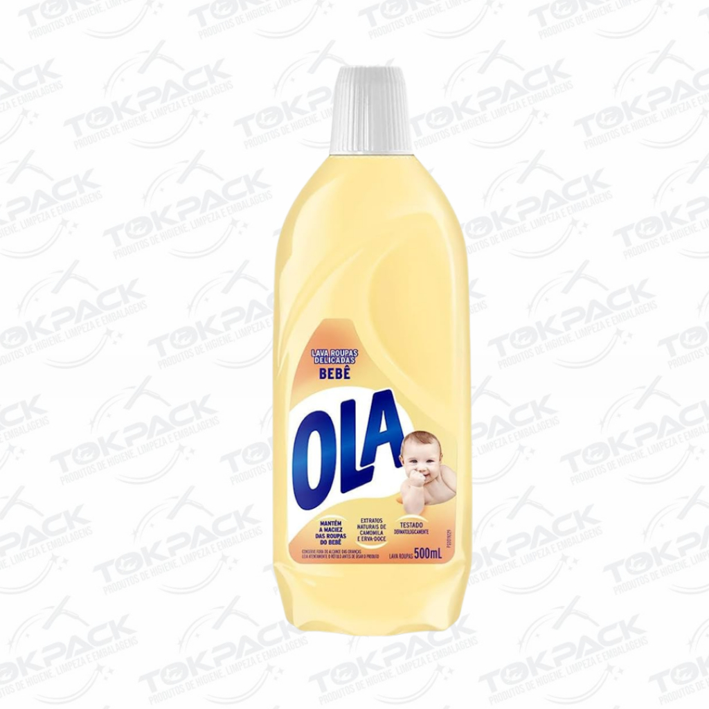 LAVA ROUPAS LIQUIDO OLA 500 ML BEBE | Shopee Brasil