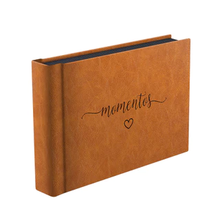 Album Auto Colante Instalivro  10x15 Para 20 Fotos com Gravação a Laser (Courino) em Oferta na Shopee