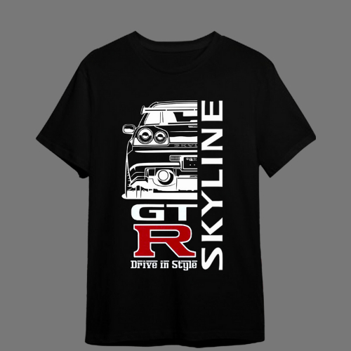 Camisa Camiseta Carro GTR R34 SKYLINE JDM Velozes e Furiosos Paul Walker