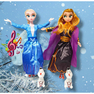 Bonecas Frozen Briquedo Musical Boneca Articulada Meninas