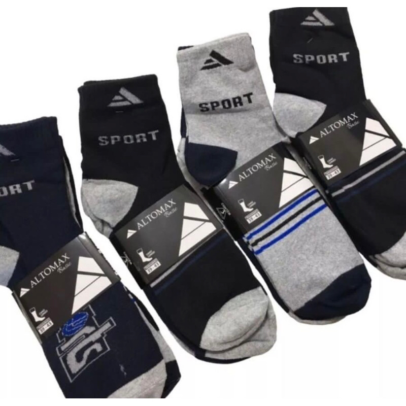 Kit 15 Pares De Meias Adulto Cano Longo Grosso Alto Max Original