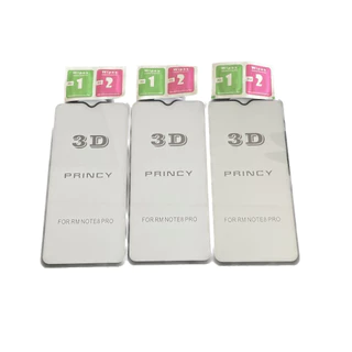 Conjunto de 3 Películas 3D para Redmi Note 8 Pro + Kits de Limpeza da Tela
