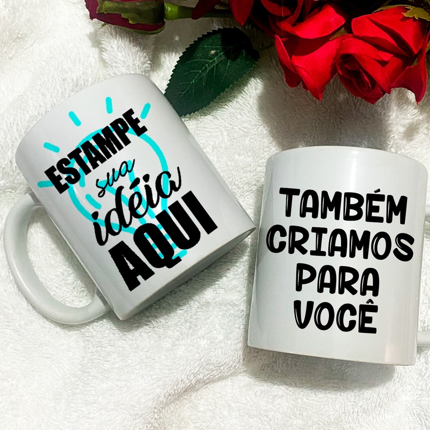 Kit canecas personalizadas de 10 a 25