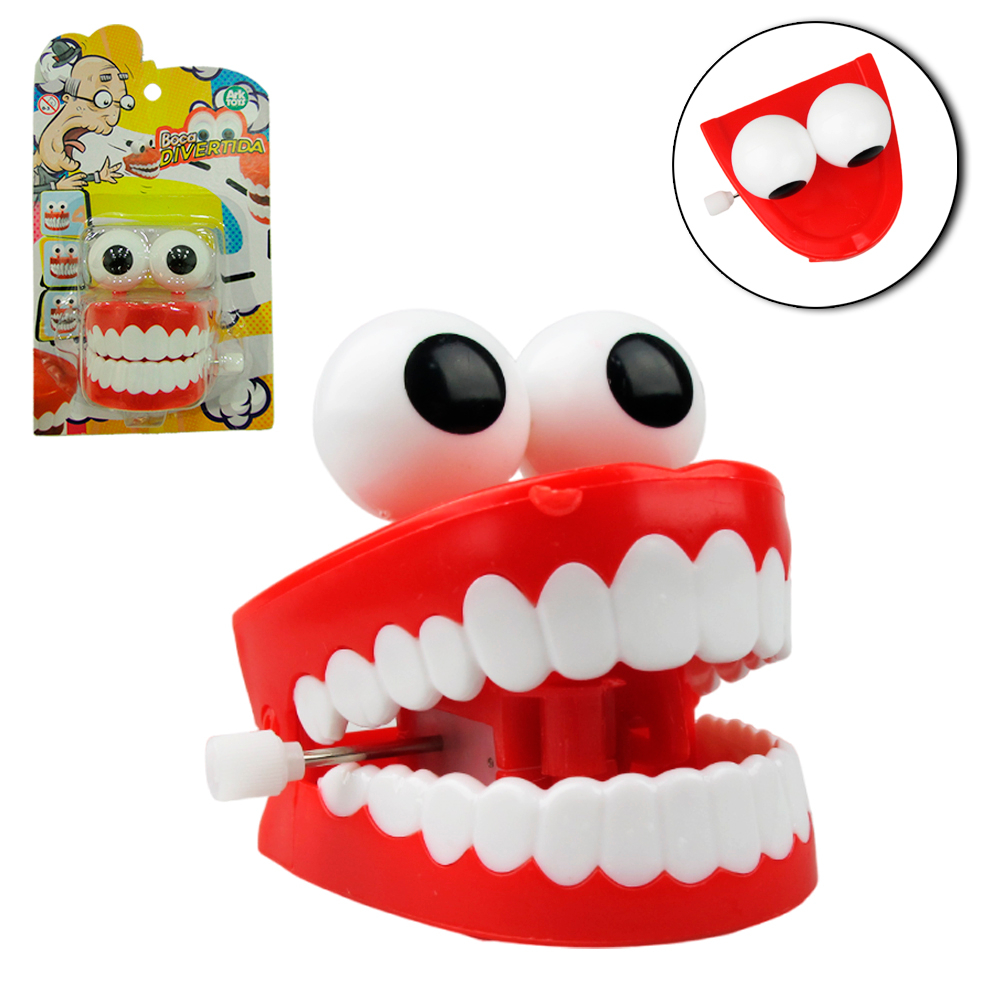 Boca Dentes Divertido: Brinquedo com Corda para Crianças - | Shopee Brasil