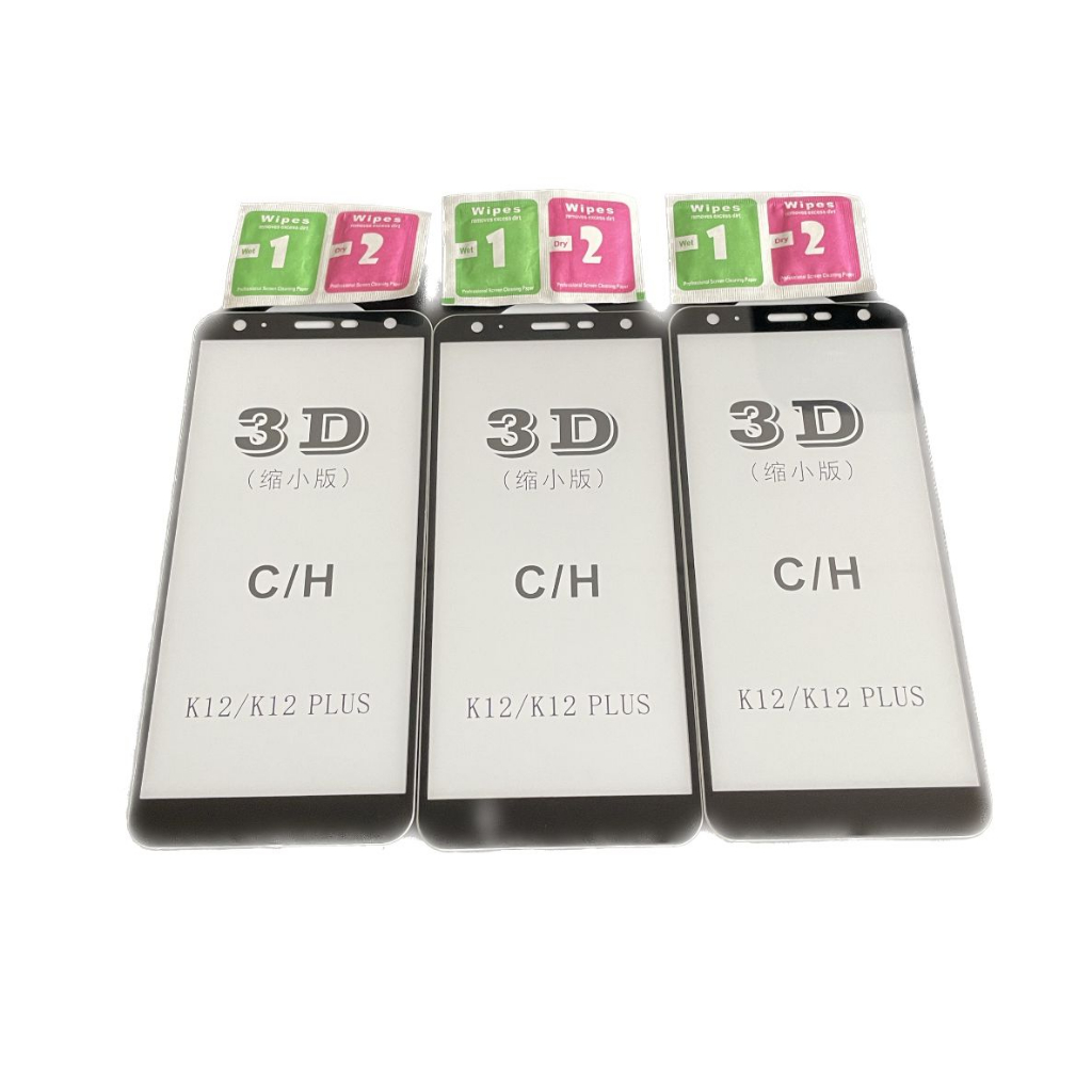 Conjunto de 3 Películas 3D para K12/ K12 Plus + Kits de Limpeza da Tela ...