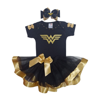 Kit Fantasia Super Heroína Maravilha Infantil G - CEPEL MOBILE