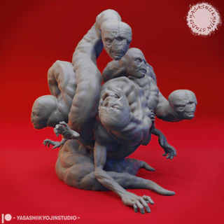 Falsa Hidra - Pesadelo Monstruoso | Miniatura de RPG