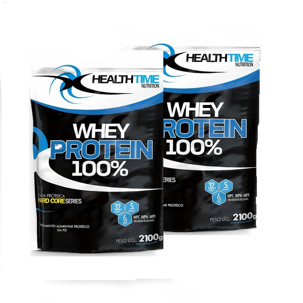 Whey Protein 100% 4,2kg Healthtime (2 Refis)