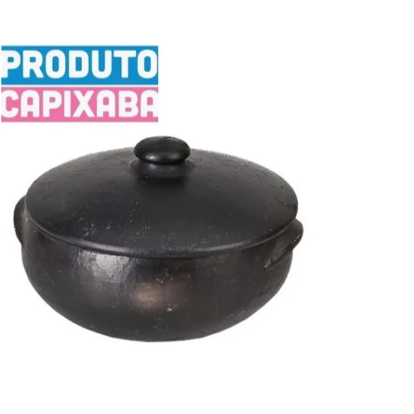 50% Off – Panela De Barro Preto Capixaba – 3 Litros