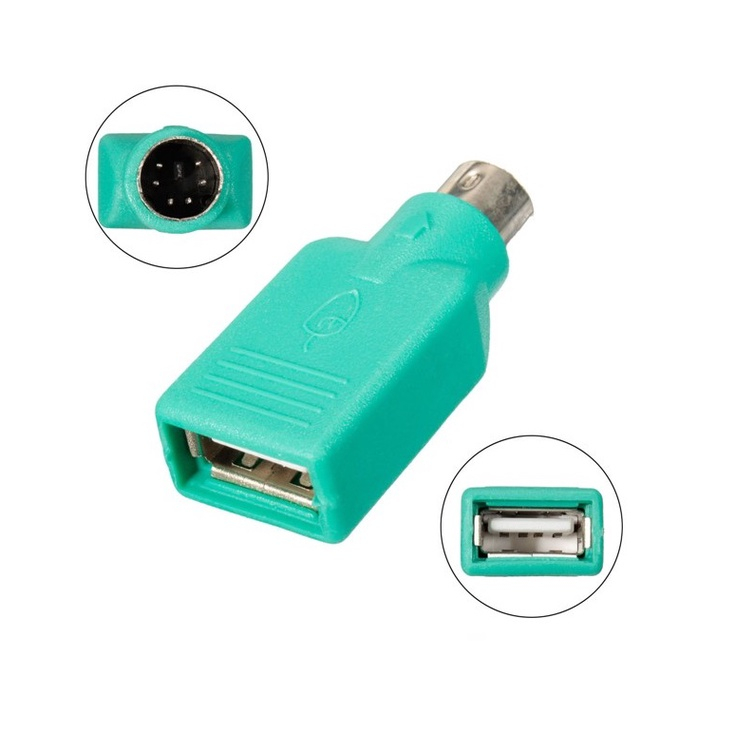 Cavo Da USB 2.0 Maschio A PS/2 Mini Din 6 Pin Femmina Prolunga Pc - Foto 8