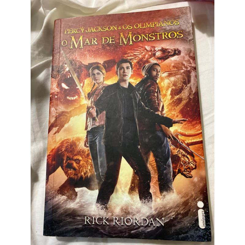 Livro Percy Jackson E Os Olimpianos O Mar De Monstros Shopee Brasil