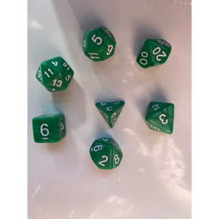 Kit de Dados de Tabuleiro RPG 7 unidades Jogos D&d D4 D6 D8 D10