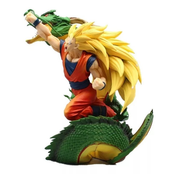 Action Figure Dragon Ball Z Goku SSJ3 + Shenlong Shopee Brasil