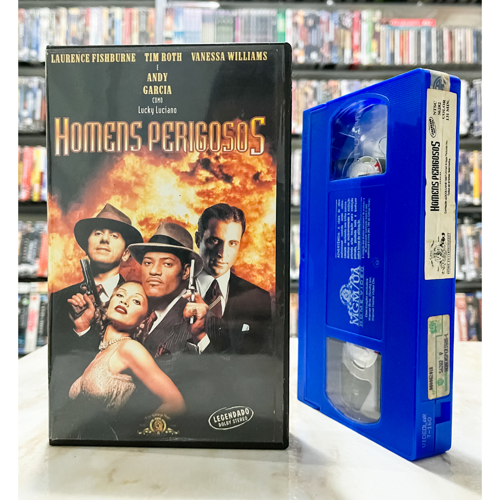 VHS Homens Perigosos - LEGENDADO - Laurence Fishburne Andy Garcia Tim ...