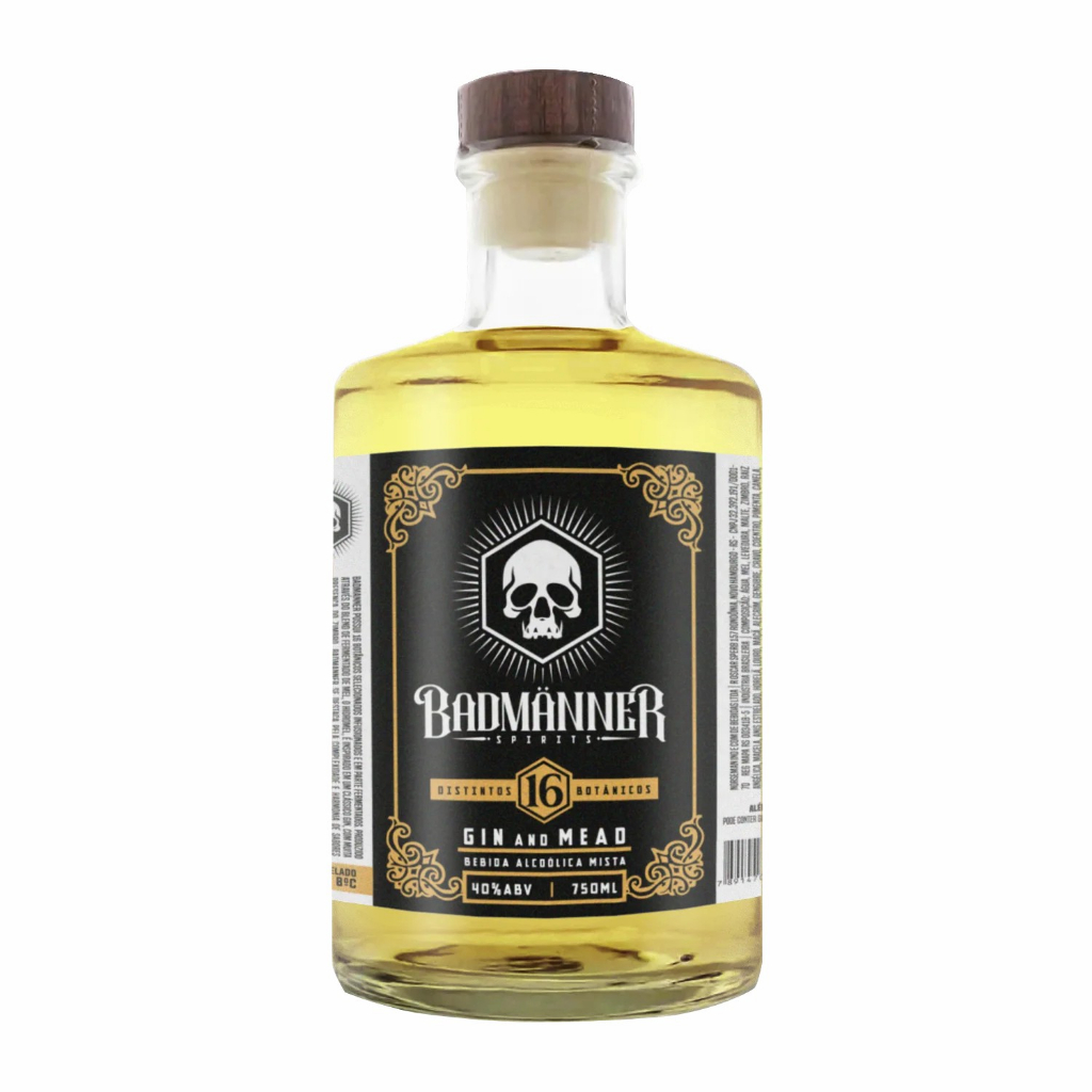 Badmanner Gin Blend com Mel e Botânicos
