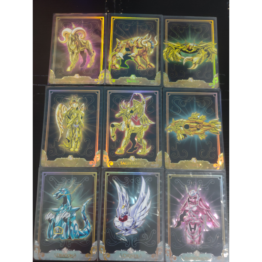 Cartas CAVALEIROS DO ZODIACO AR