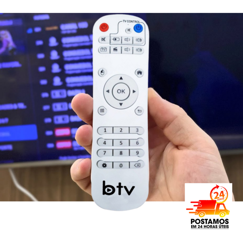 Controle Remoto Para Receptores BTV Controle B8 B9 B10 B11 BX E9 ...