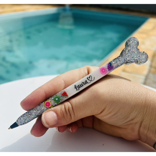 Caneta Mickey em Resina Personalizado Recarregável