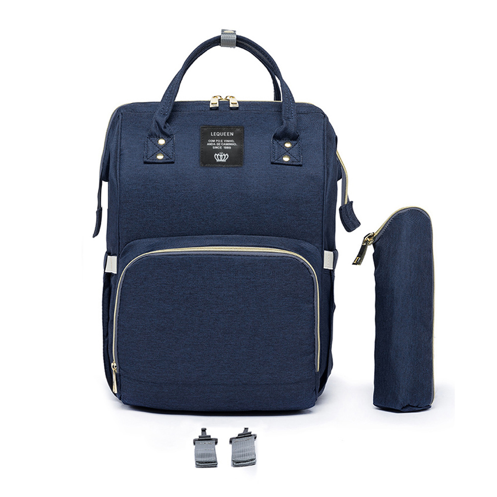 Bolsa Feminina Mochila Maternidade Lequeen Original Tradicional Multifuncional