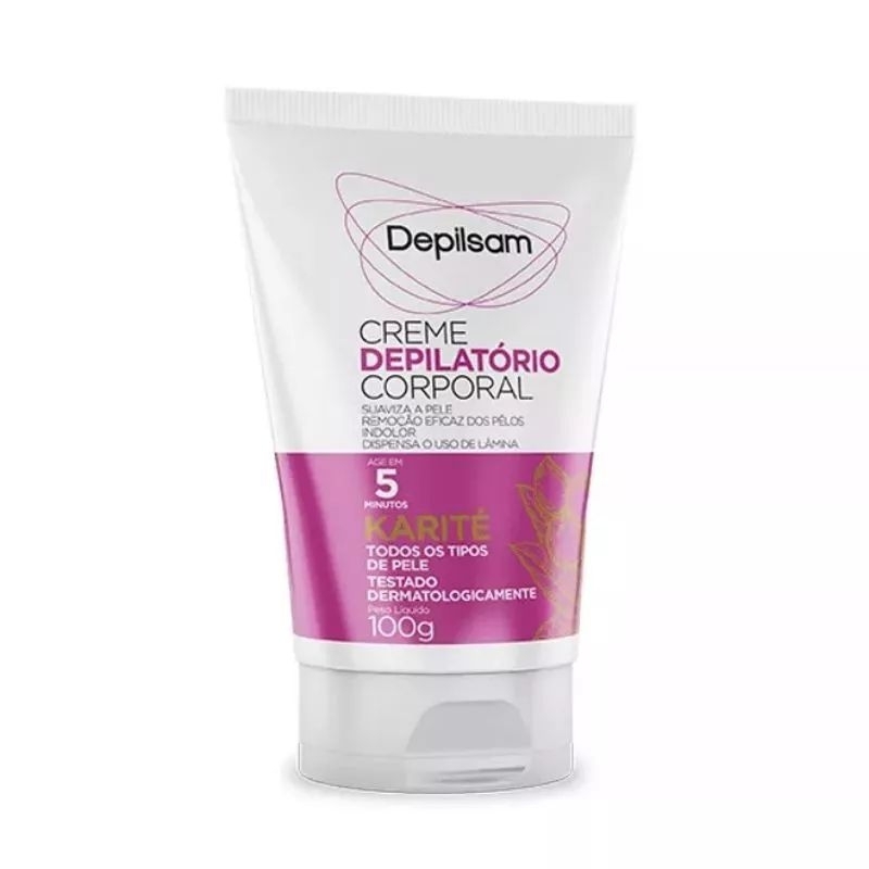 Creme Depilatório Corporal Depilsam Karité Depilação 100g | Shopee Brasil