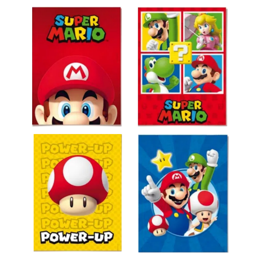 Cartaz Decorativo Super Mario Bros Sortido 25x35 Jogo com 8