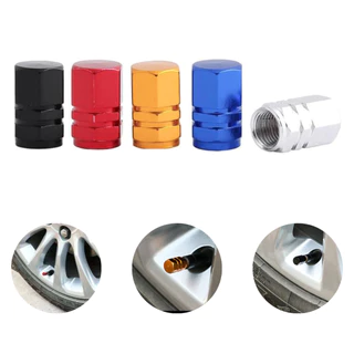 Kit 4 Pçs Bico Tampa Válvula Pneu Carro Moto Alumínio Tuning em Oferta na Shopee