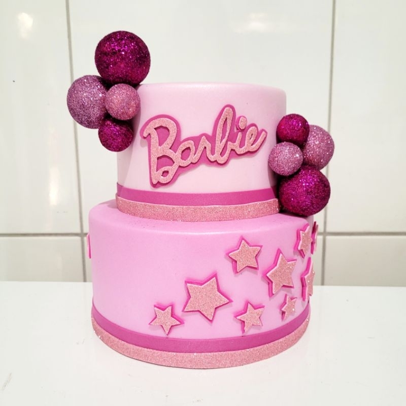 Como fazer um bolo decorado lindo bolo Barbie 