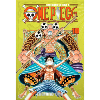 Livro Mangá One Piece 3 em 1 Novo Lacrado em Português 84,90- Vol