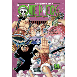 Livro Mangá One Piece 3 em 1 Novo Lacrado em Português 84,90- Vol