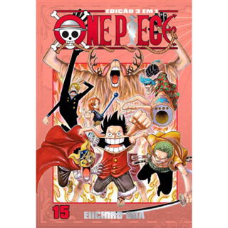 Livro Mangá One Piece 3 em 1 Novo Lacrado em Português 84,90- Vol