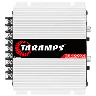 Novo Módulo Amplificador Taramps TS400x4 Entrada Fio 400W RMS 4 Canais 2 Ohms TS400 em Oferta na Shopee