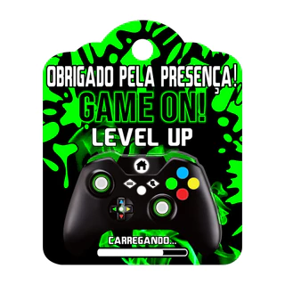 10 Tags de Agradecimento para Lembrancinhas Videogame - Decoração Festa Aniversário tema Vídeo Game.