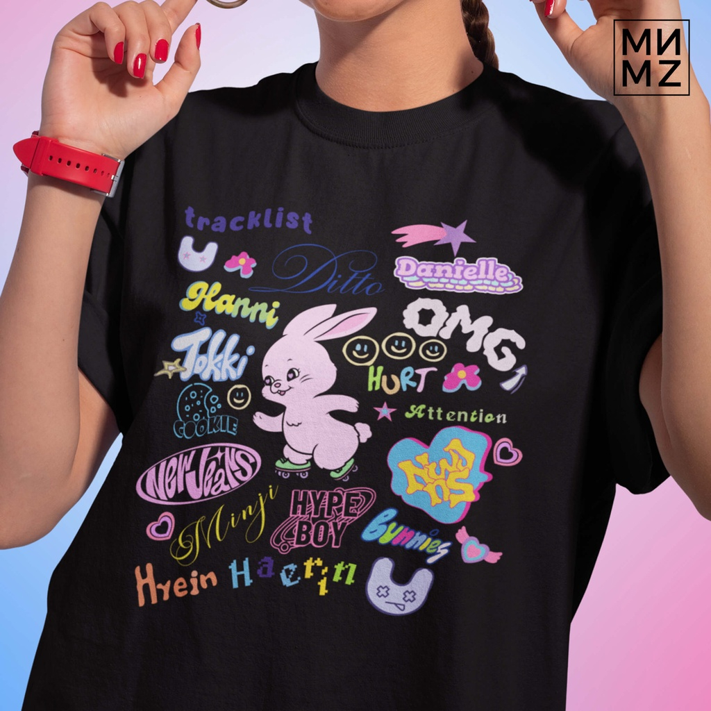 Camiseta T-shirt Unissex Algodão New Jeans Music | Shopee Brasil