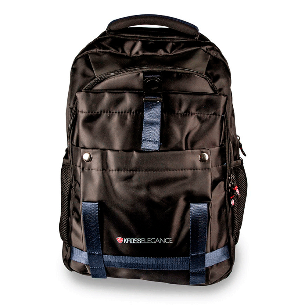 Mochila Kross Elegance Casual Para Notebook 15.6 - KE-BPM40 Preto/Azul envio rápido