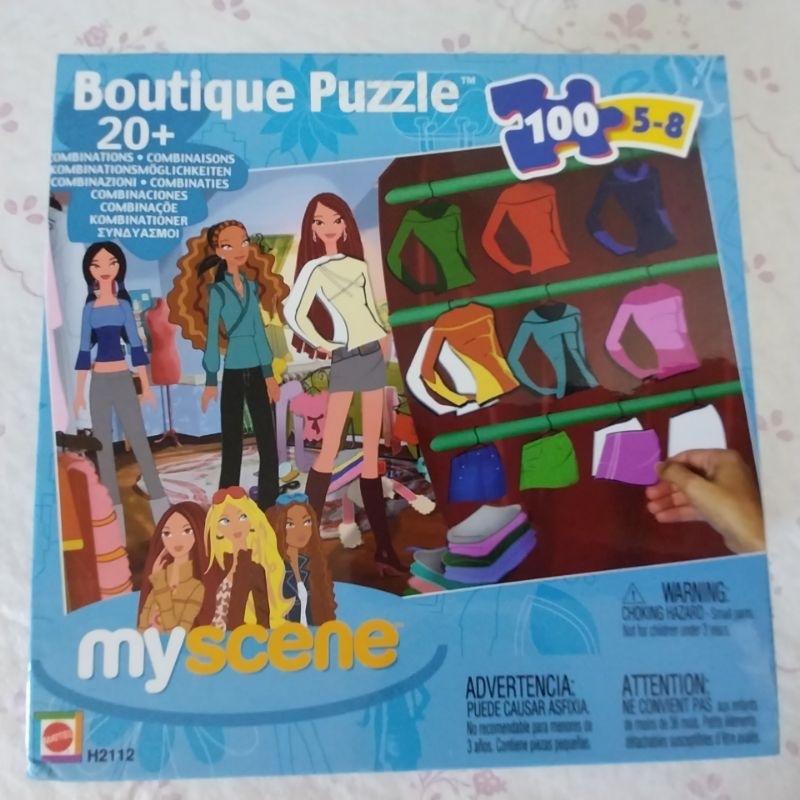 Quebra Cabeça Barbie/My Scene Interativo Puzzle Boutique | Shopee Brasil
