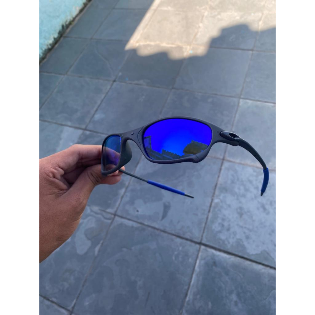 Oculos oakley thump juliet xmetal vermelha 2 lente mandrake