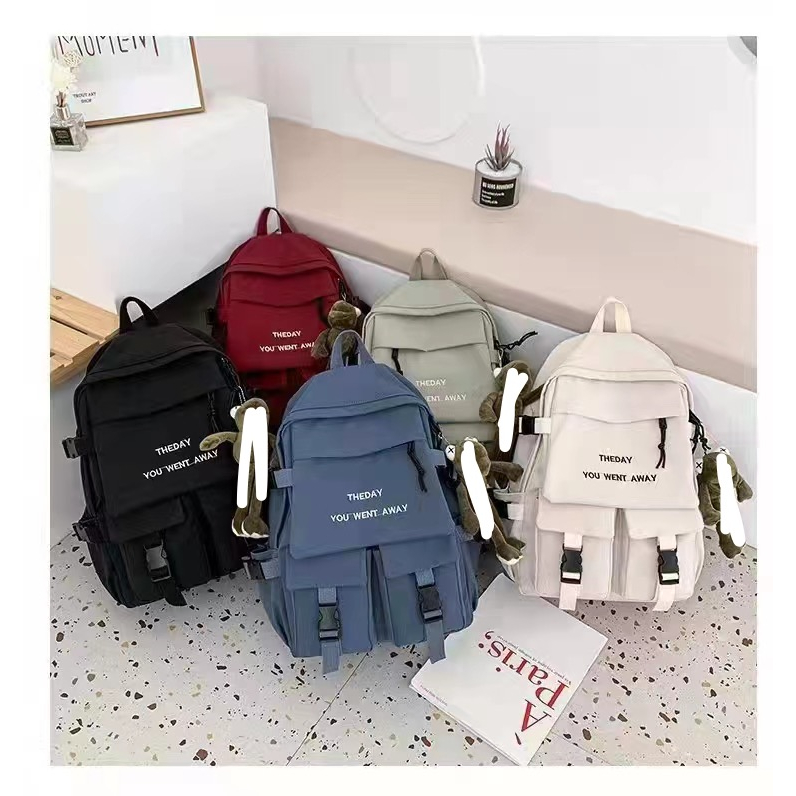 Mochila Coreana de Grande Capacidade Impermeável Unissex