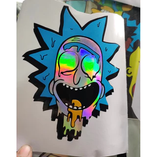 Adesivo Rick Sanchez Holográfico/Camaleão